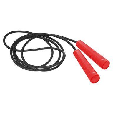 Plastic jump rope - Red, red, black