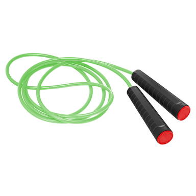 Plastic jump rope - Black, red, neon green