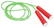 Kunststof springtouw - Rood, wit, neongroen