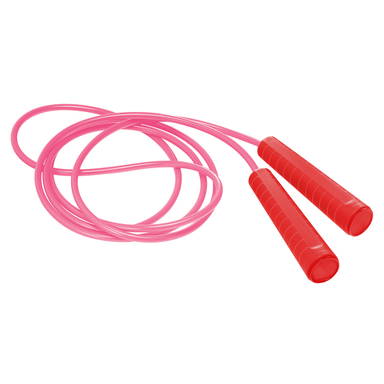 Plastic jump rope - Red, red, fuchsia