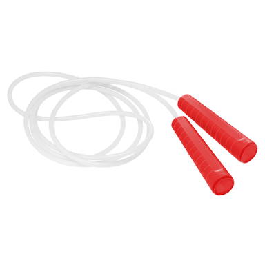 Plastic jump rope - Red, red, white