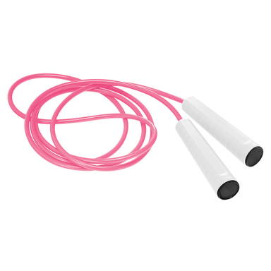 Plastic jump rope - White, black, fuchsia