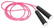 Kunststof springtouw - Zwart, wit, fuchsia