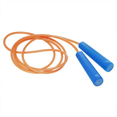 Plastic jump rope - Blue, blue, neon orange