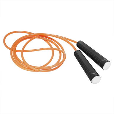 Plastic jump rope - Black, white, neon orange