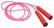 Kunststof springtouw - Rood, zwart, fuchsia