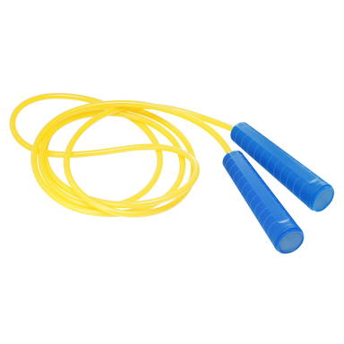 Plastic jump rope - Blue, blue, neon yellow