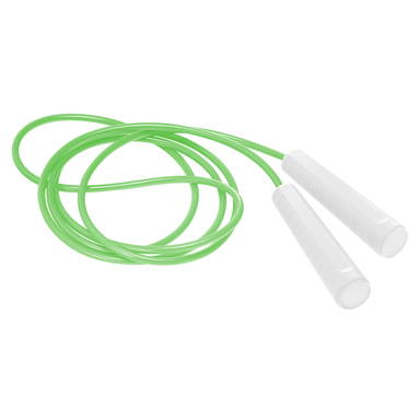 Plastic jump rope - White, white, neon green