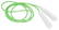 Kunststof springtouw - Wit, wit, neongroen