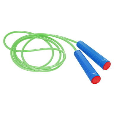 Plastic jump rope - Blue, red, neon green