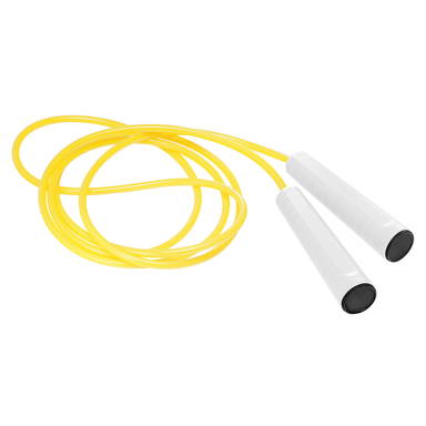 Plastic jump rope - White, black, neon yellow