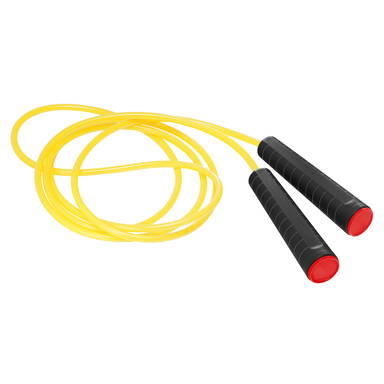 Plastic jump rope - Black, red, neon yellow