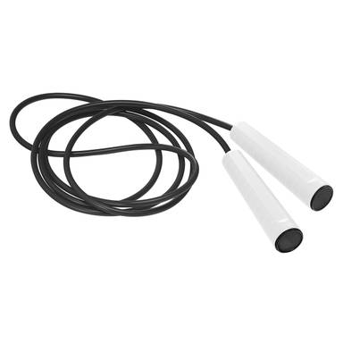Plastic jump rope - White, black, black