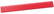 Règle recyclée 16 cm - Rouge recyclé
