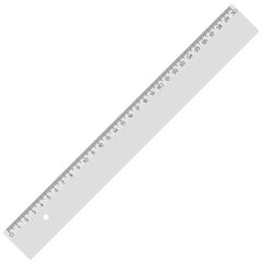 Dikke liniaal 30 cm