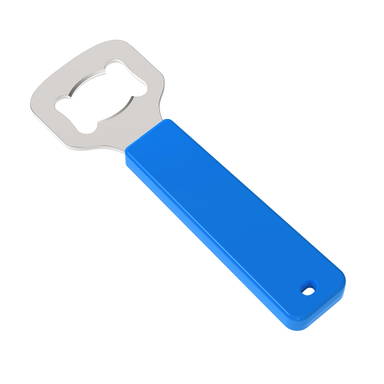 Flesopener met handvat - Blauw