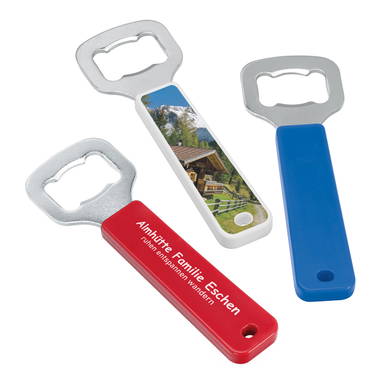 Flesopener met handvat - Wit