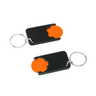 Orange, black