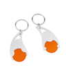 Orange, white
