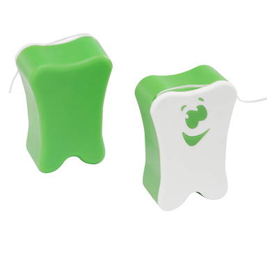 Fil dentaire fun - Blanc, vert