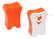 Vrolijke flosdraad - Wit, oranje