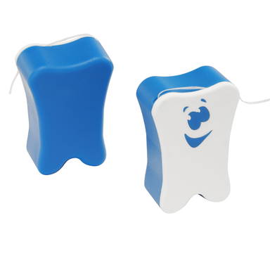 Fil dentaire fun - Blanc, bleu