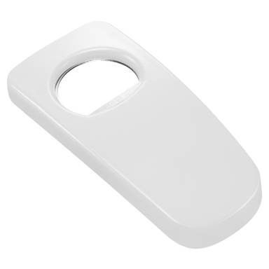 Plastic bottle opener - White