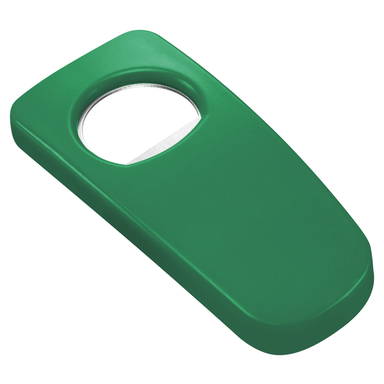 Plastic bottle opener - Green