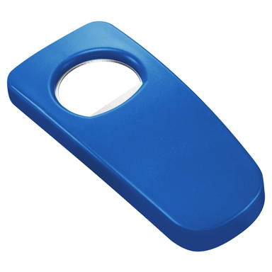 Plastic bottle opener - Blue