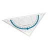 Transparant, blauw