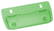 Perforator met liniaal voor mappen - Matglas groen