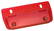 Perforator met liniaal voor mappen - Matglas rood