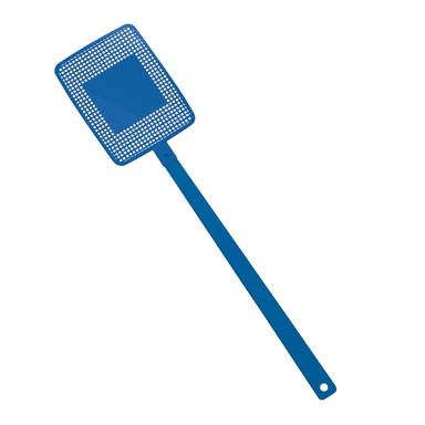 Vierkante vliegenmepper - Blauw, blauw