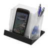 Milchglas transparent, schwarz