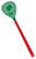 Vliegenmepper gezicht - Rood, groen