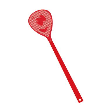 Vliegenmepper gezicht - Rood, rood