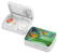 Pillendoosje met pillensplijter 65 x 48 x 17 mm - Wit