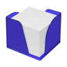 Mattglas blau