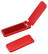 Pluisborstel met schoenlepel - Rood