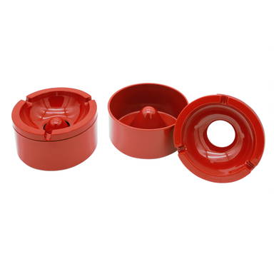 Windproof ashtray 100 x 50 mm - Red