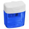 Blauw-transparant, wit