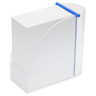 Milchglas transparent, blau