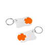 Orange, white