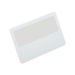 Credit card sized magnifier