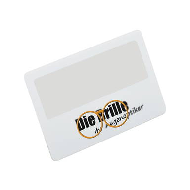 Credit card sized magnifier - White