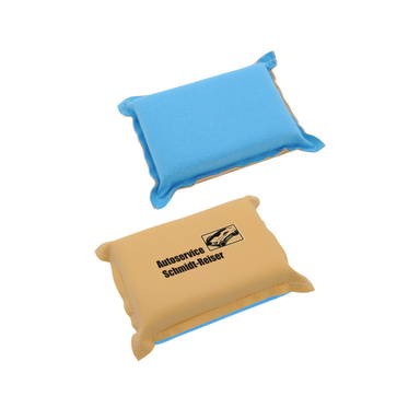 Auto-Schwammtuch DUO - Hellblau, beige