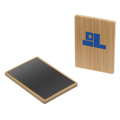 Bamboo magnet 80 x 55 mm - Beige