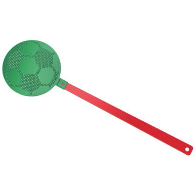 Vliegenmepper voetbal - Rood, groen