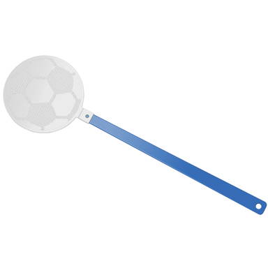 Vliegenmepper voetbal - Blauw, wit
