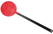 Vliegenmepper voetbal - Zwart, rood